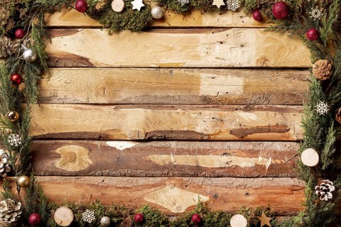 Top view fir frame with decorated copy space. Resolution and high quality beautiful photo