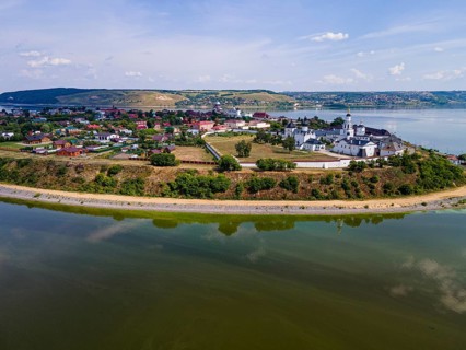Aerial of the Unesco site Sviyazhsk