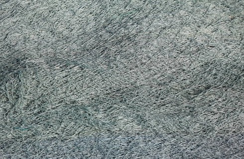 Fishing nets in the dhow port of Al Khor