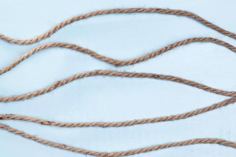 Twine strong beige rope horizontal lines. Resolution and high quality beautiful photo
