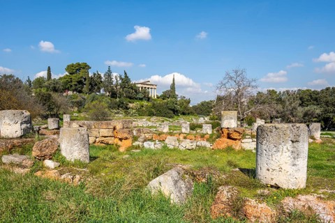 Ruins and Temple of Hephaestus