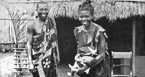German speaking teacher couple in Ho in 1910