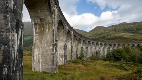 Glenfinnan Viaduct from the Harry Potter films