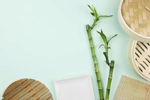 Top view asian tableware. Resolution and high quality beautiful photo