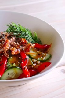Salad with meat