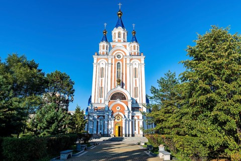 Uspensky Cathedral of the Ascension on Komsomol Square