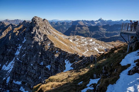 Viewing platform on the Nebelhorn