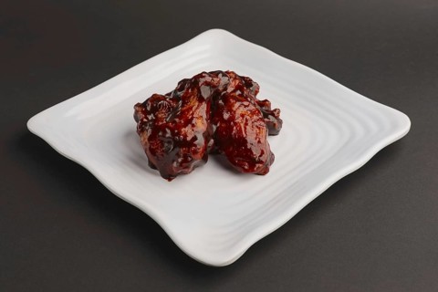 Hot spicy fried chicken wings