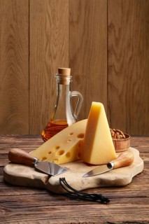 Two types of cheeses
