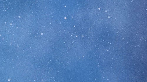 Minimal monochromatic blue background with dots
