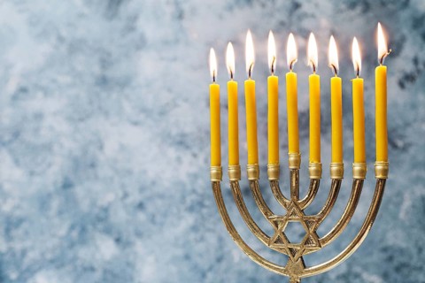 Traditional jewish candlestick holder. Resolution and high quality beautiful photo