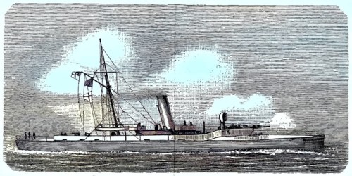 Tank gunboat Brummer of the German Imperial Navy