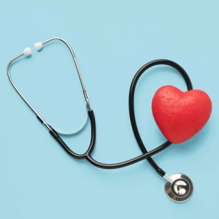 Top view world heart day stethoscope. Resolution and high quality beautiful photo