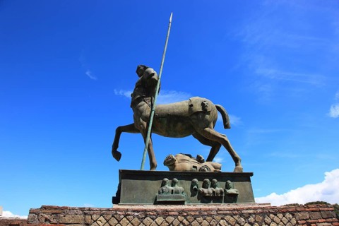 Statue of Centaur in the area of the Forum