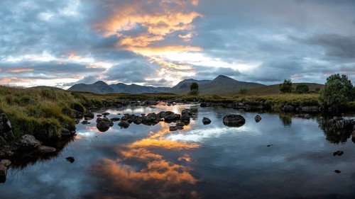 Sunset at Loch Ba