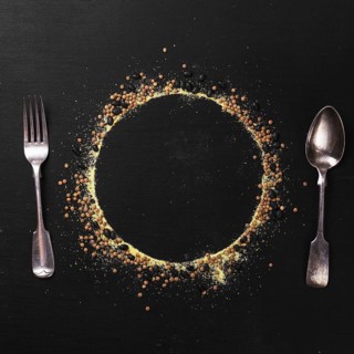 Plate silhouette tableware