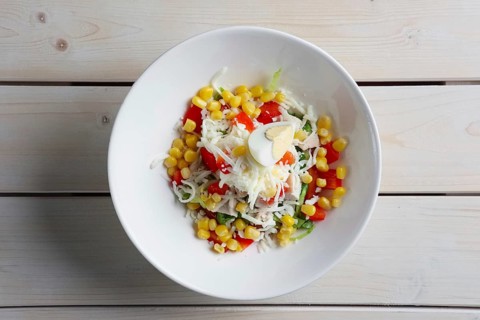 Salad with corn
