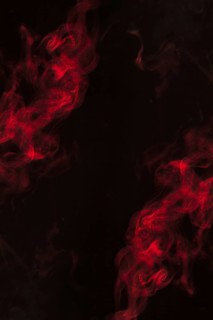 Thick twirling smoke pattern corner black background. Resolution and high quality beautiful photo