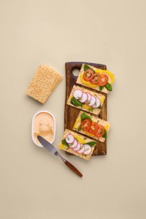 Sandwich with cream cheese