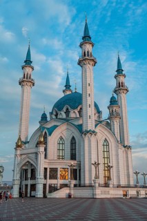 Sunset over the Kul Sharif Mosque