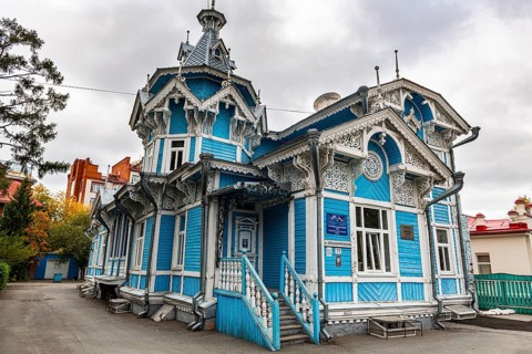 Russian-German wooden House