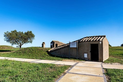 Unesco world heritage site Tarquinia