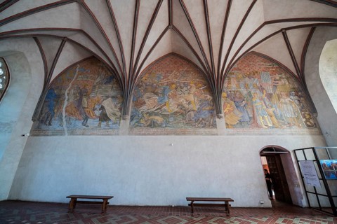 The Grand Refectory with Gothic rib fan vault