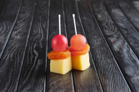 Appetizer for reception. Cheese