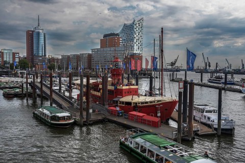 View of the Elbe Philharmonic Hall