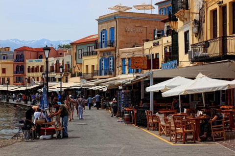 Harbour town of Chania