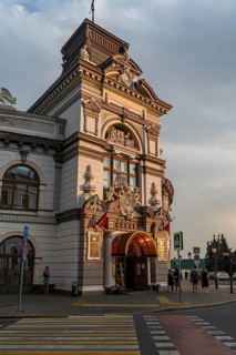 Majestic houses in the Kremlin of the Unesco site