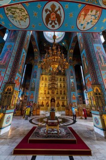 Interior of Abakan Cathedral of the Transfiguration
