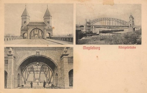The Koenigsbruecke in Magdeburg
