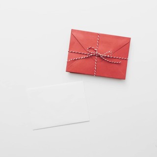 White paper with red envelope. Resolution and high quality beautiful photo