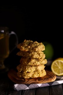 Low key photo of stack of of ginger