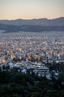 Densely populated cityscape