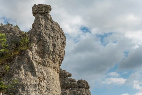 Remarkable rock in the city of stones