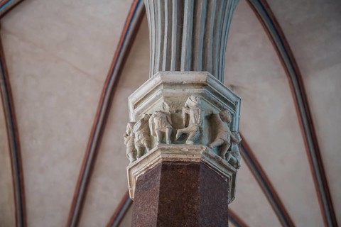 The Grand Refectory with Gothic rib fan vault