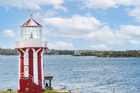 The Hornby Lighthouse located in Sydney