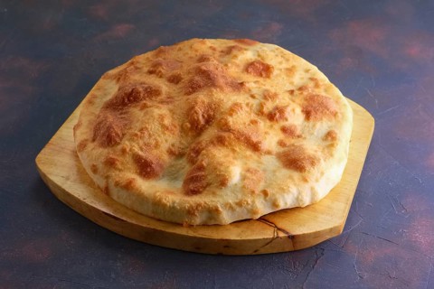 Baked oysters covered with bannock