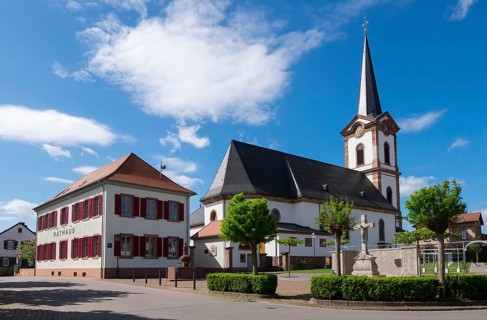 Town Hall and Catholic Parish Church of St. Peter and Paul