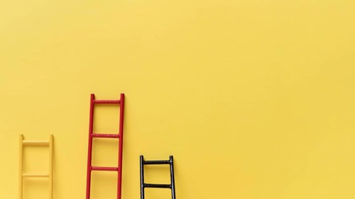 Copy space ladder collection