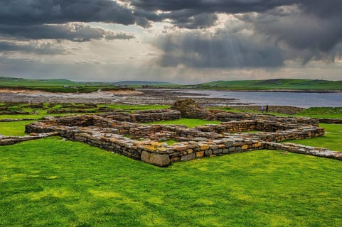 Pictish fortress on the Brough of Birsay