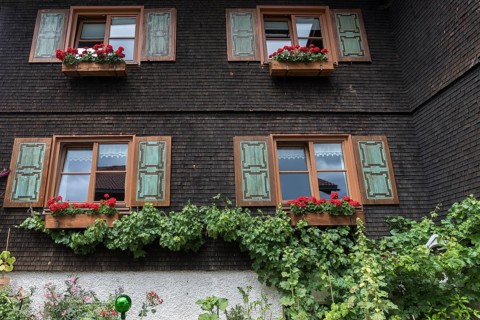 Allgaeu house with shingle facade