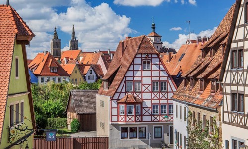 Old Town Roofs with St. Jakob Church