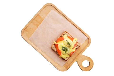 Sandwich with salmon