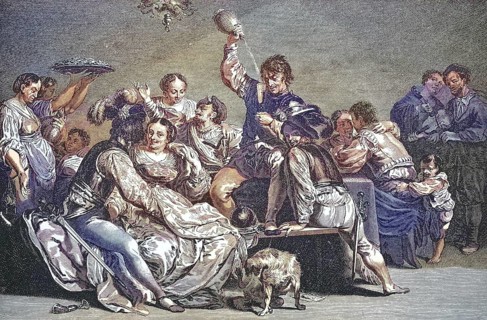 Soldiers and Prostitutes in an Inn