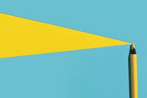 View yellow pen. Resolution and high quality beautiful photo