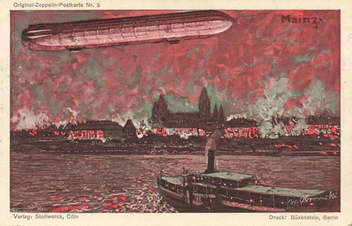Zeppelin over Mainz