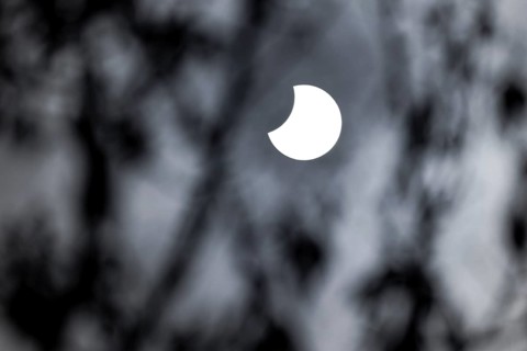 Partial solar eclipse on 25. 10. 2022